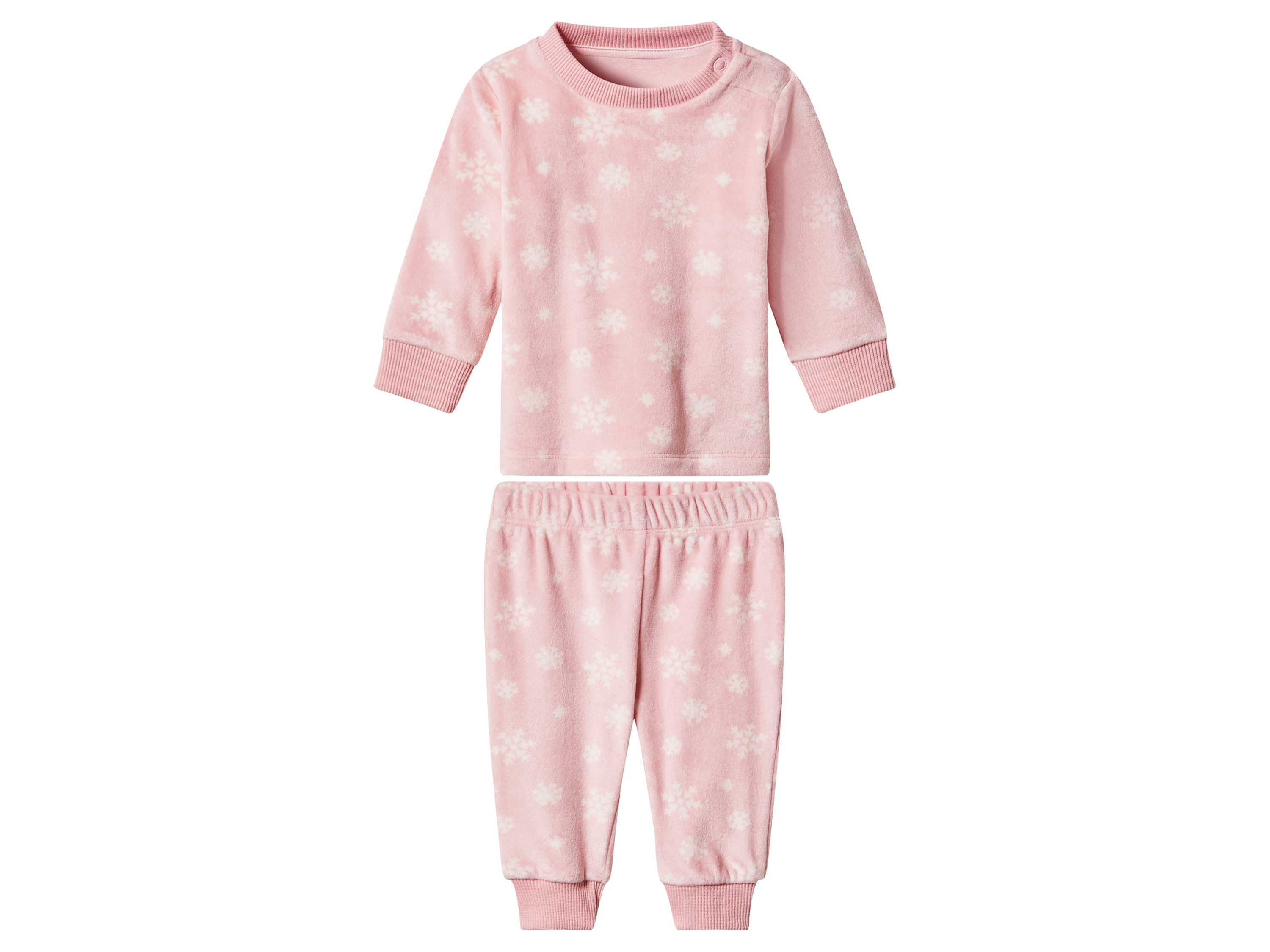 LUPILU® Baby-Velourspyjama (Pink, 50/56)