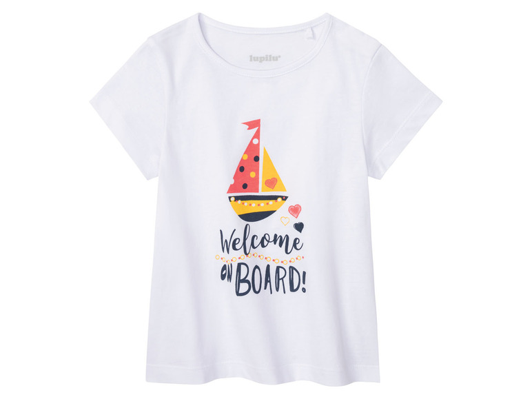 Gehe zu Vollbildansicht: lupilu® Kleinkinder T-Shirt, 3 Stück, aus reiner Baumwolle - Bild 3