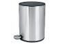 Edelstahl-Abfalleimer mit Pedal