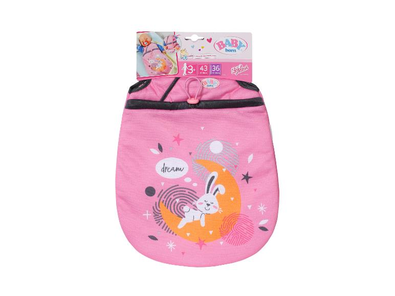 BABY born rosa Schlafsack mit Hase und Mond, für 39-46 cm Puppen