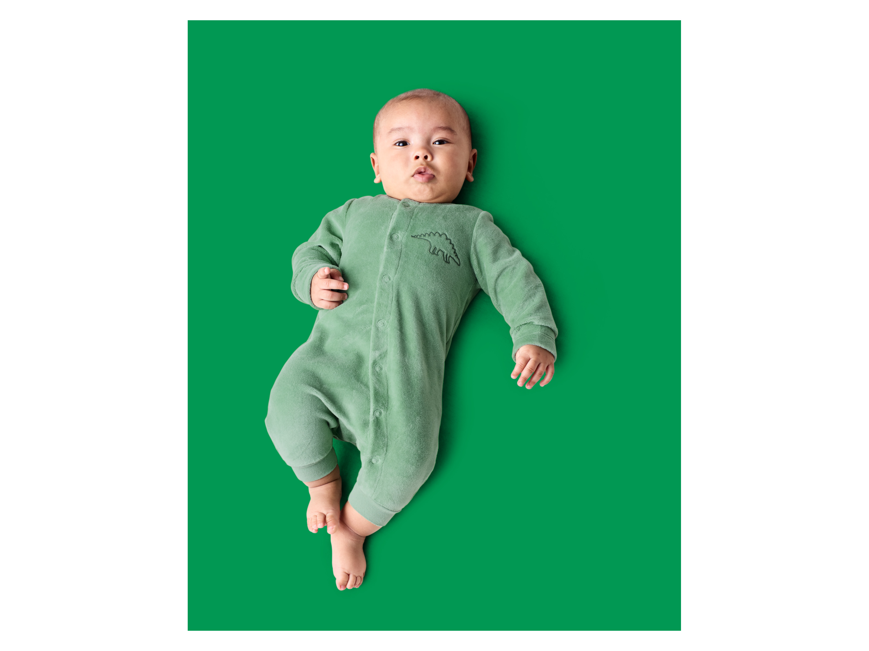 LUPILU® Baby Schlafoverall (Grün, 50/56) – Bild 2 von 3