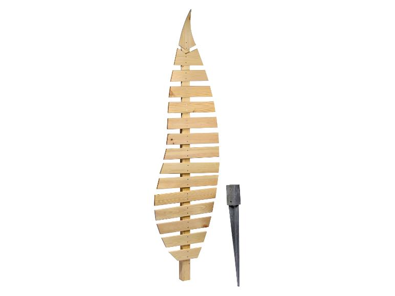 Dekorativer Holz-Weihnachtsbaum mit Erdspieß