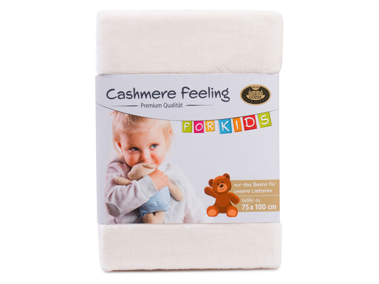 Weißer Bettbezug Gözze Cashmere Feeling für Kinder