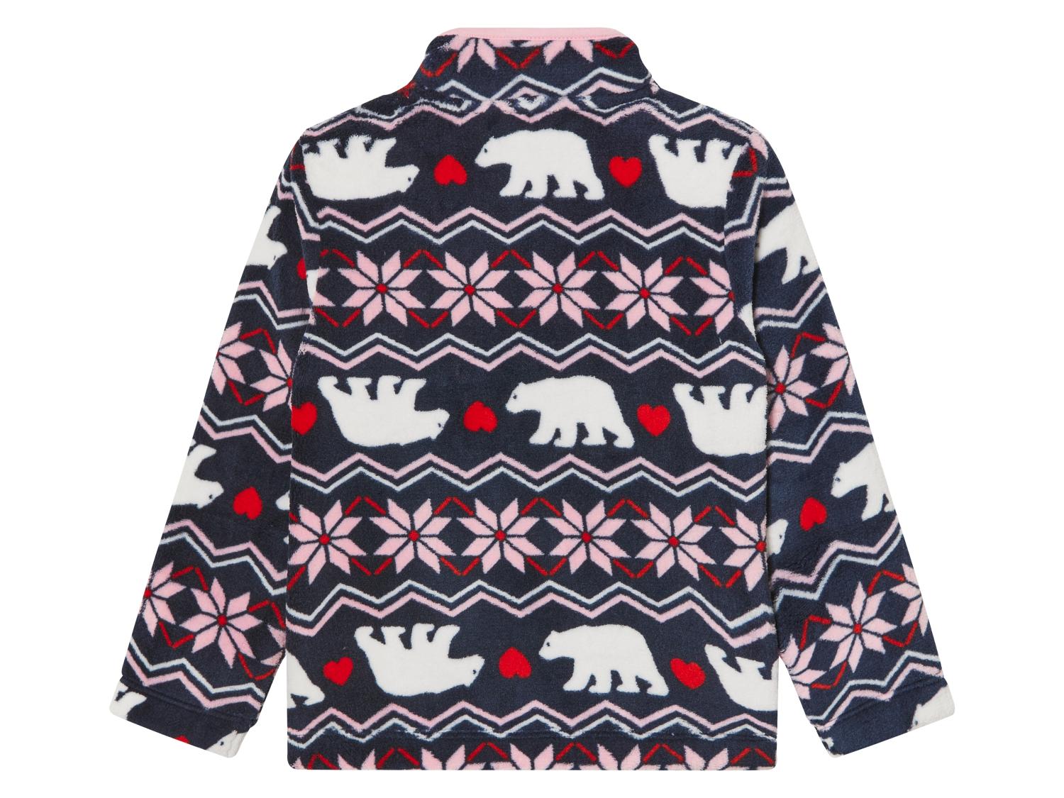 Mädchen Fleecejacke Mit Stehkragen - Weiche Winterjacke Für 3-16 Jahre