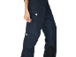 Marineblaue Sporthose mit Reißverschluss und Kordelzug.