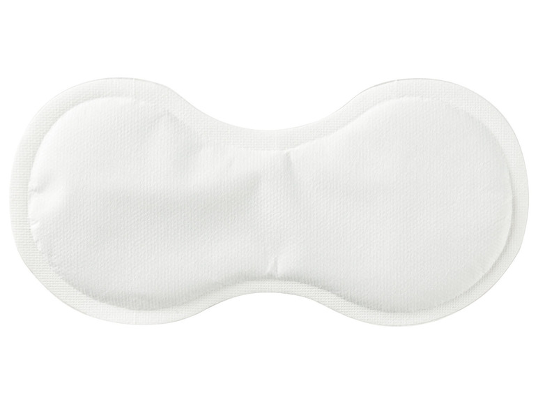Zwei weiße Augenmasken zum Entspannen.