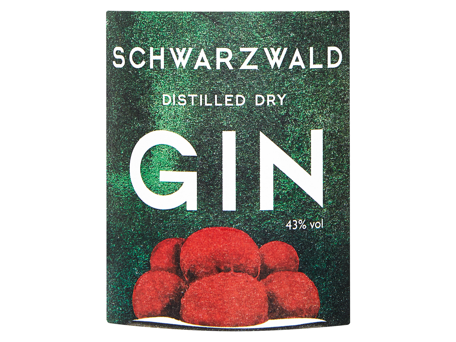 Vol 43% | Distilled Gin Dry LIDL Schwarzwald