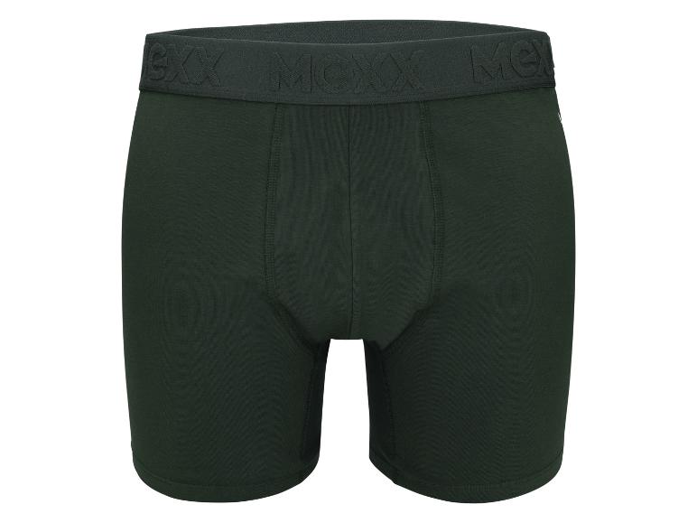 Dunkelgrüne MOXX Herren-Boxershorts