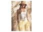 Frau im ESMARA® Tanktop und gelber Hose mit Strohhut.