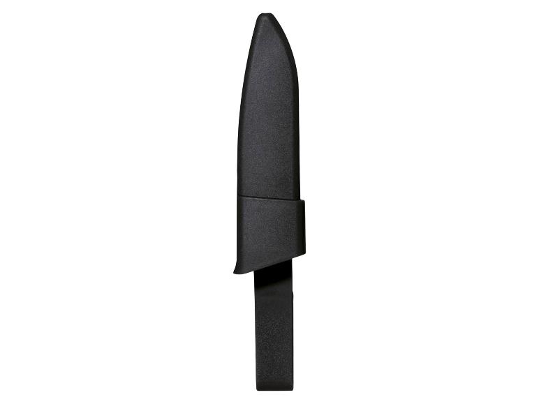 Eine schwarze Scheide für ein Messer