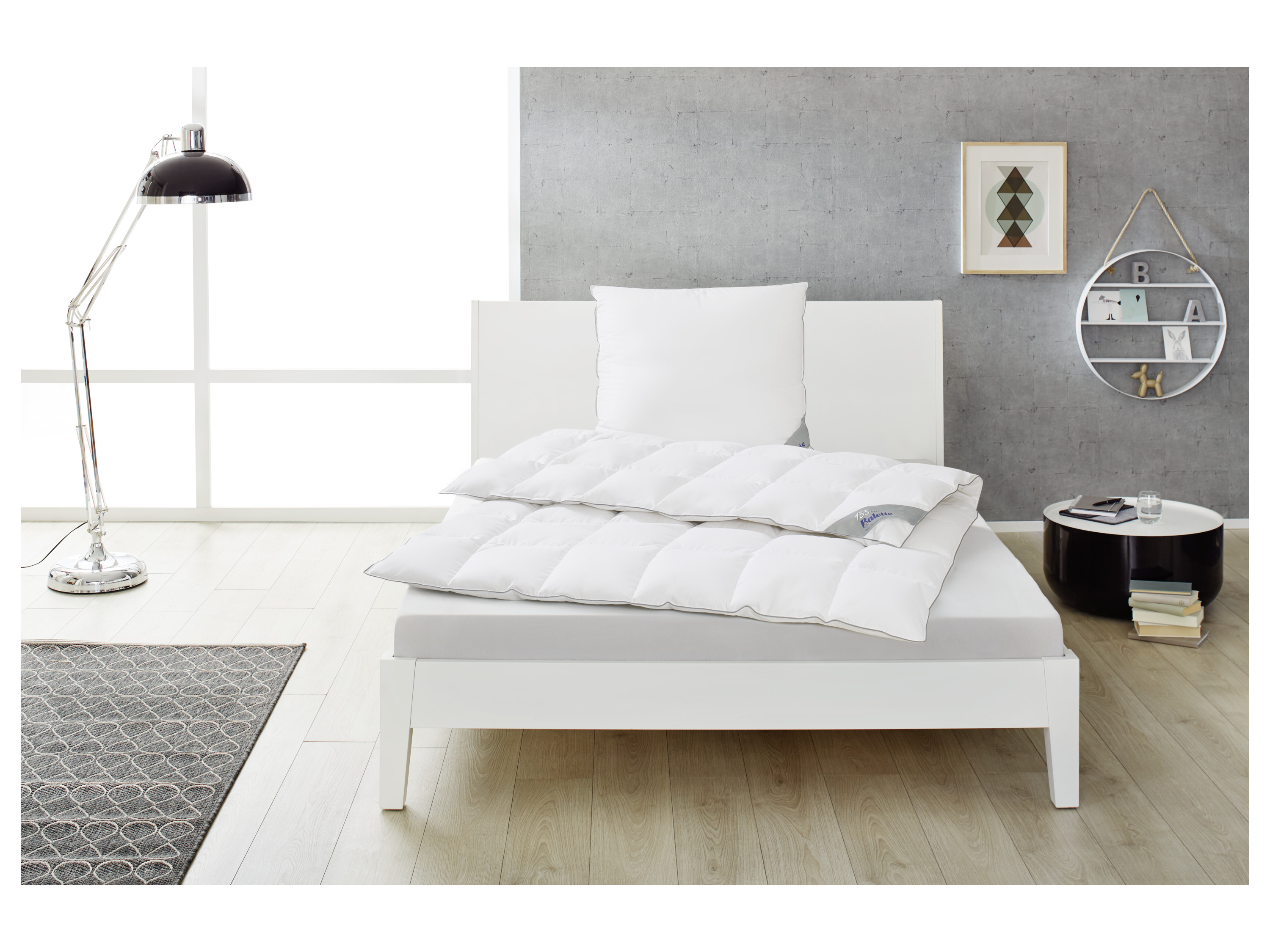 BALETTE Daunen-Kassettenbettdecke Premium Selection 100 % Daunen (Medium, 200 x 200 cm)""