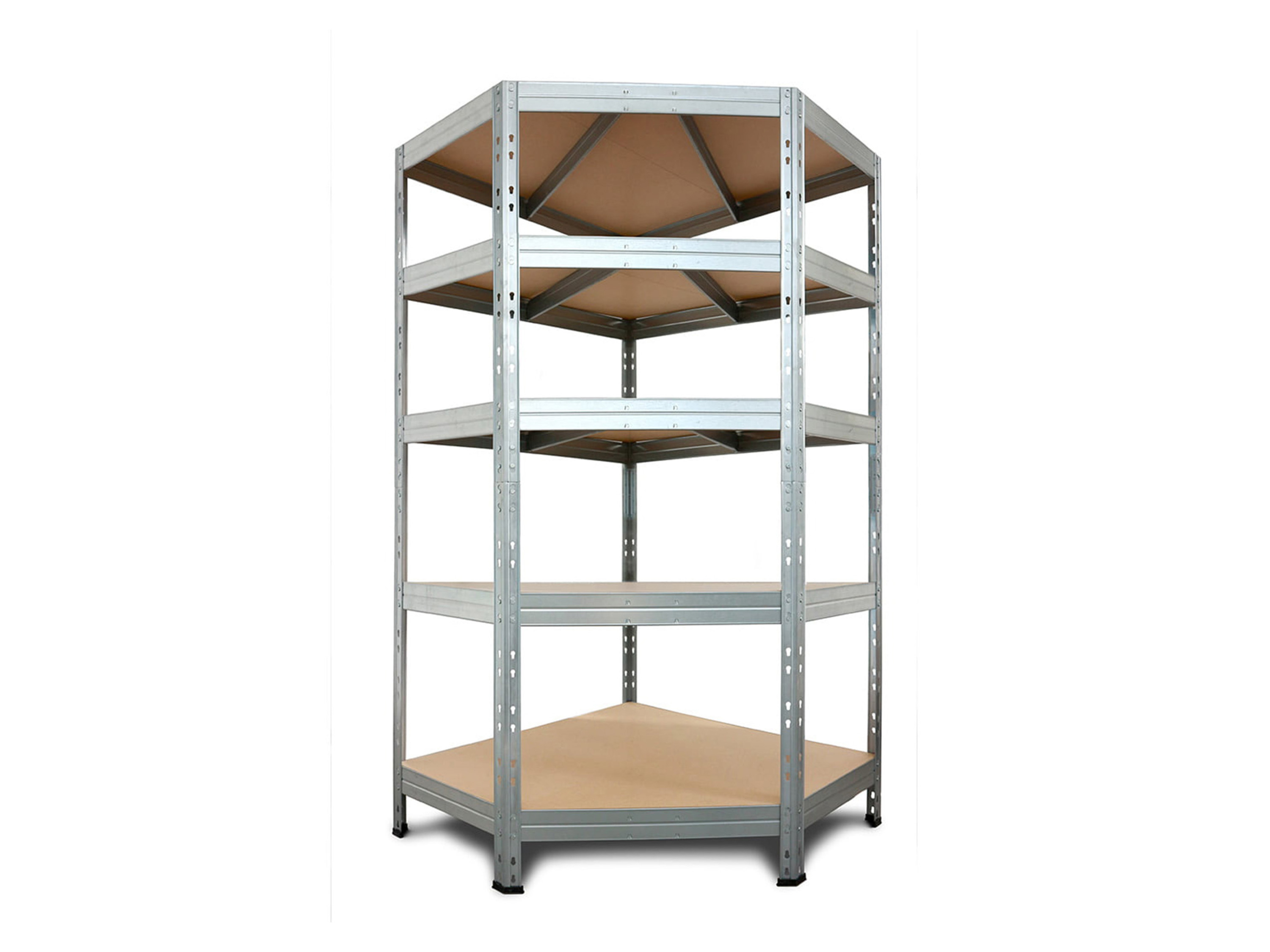AR SHELVING Schwerlast Eckregal RIVET 180x90x45x64,5 cm