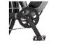 Kurbelgarnitur und Kette eines grauen E-Bikes