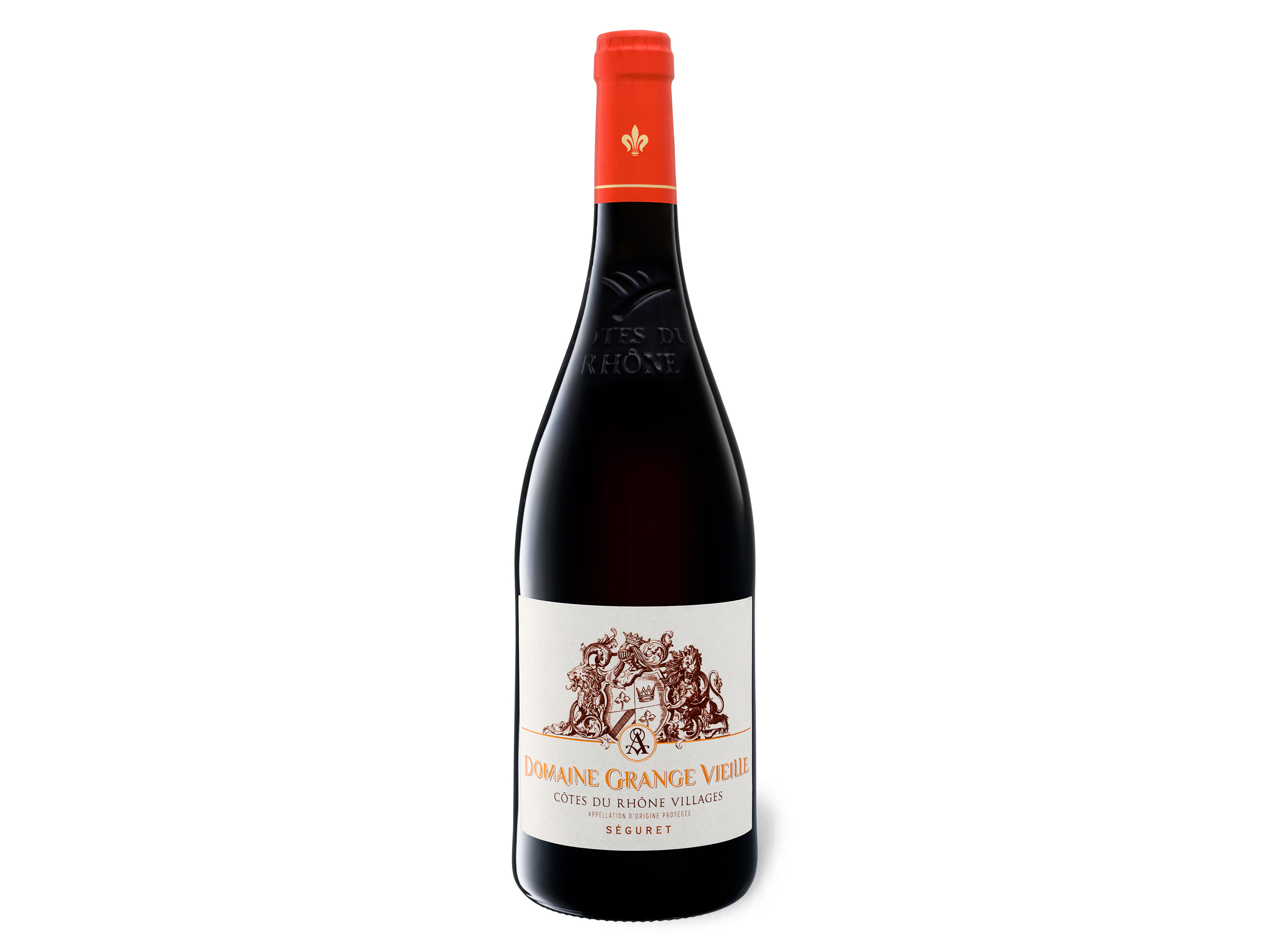 Domaine Grange Vieille Côtes du Rhône Villages AOP trocken, Rotwein 2021 Wein & Spirituosen Lidl DE