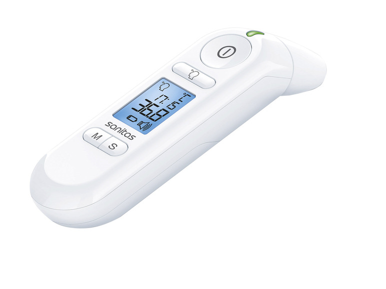 Gehe zu Vollbildansicht: SANITAS Multifunktions-Thermometer »SFT 79«, mit Fieberalarm - Bild 1