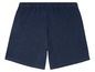 Eine dunkelblaue Shorts.