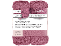 Rosa flauschiges Sockengarn mit Strickanleitung für Socken, 2x 75g.