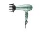Mintgrüner Haartrockner mit schwarzem Diffusor