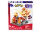 Mega Bloks Pokémon Set mit Charmander, der sich auf einer Feuerbasis dreht.