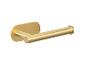 Goldener Toilettenpapierhalter.
