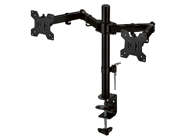 TRONIC® Halter für 2 Bildschirme mit Tischbefestigung