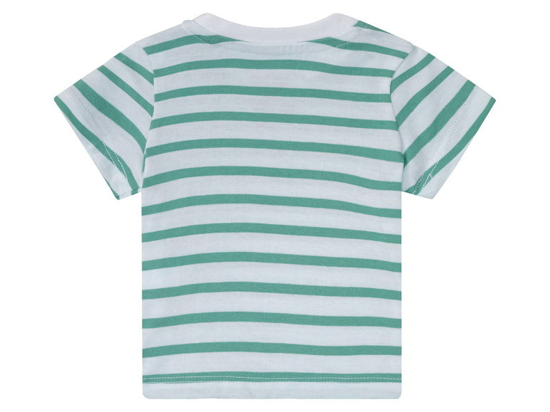 Gehe zu Vollbildansicht: lupilu® Baby Jungen T-Shirt, 2 Stück, mit praktischer Schulterknöpfung - Bild 19