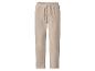 Beigefarbene Cordhose mit Kordelzug in der Taille