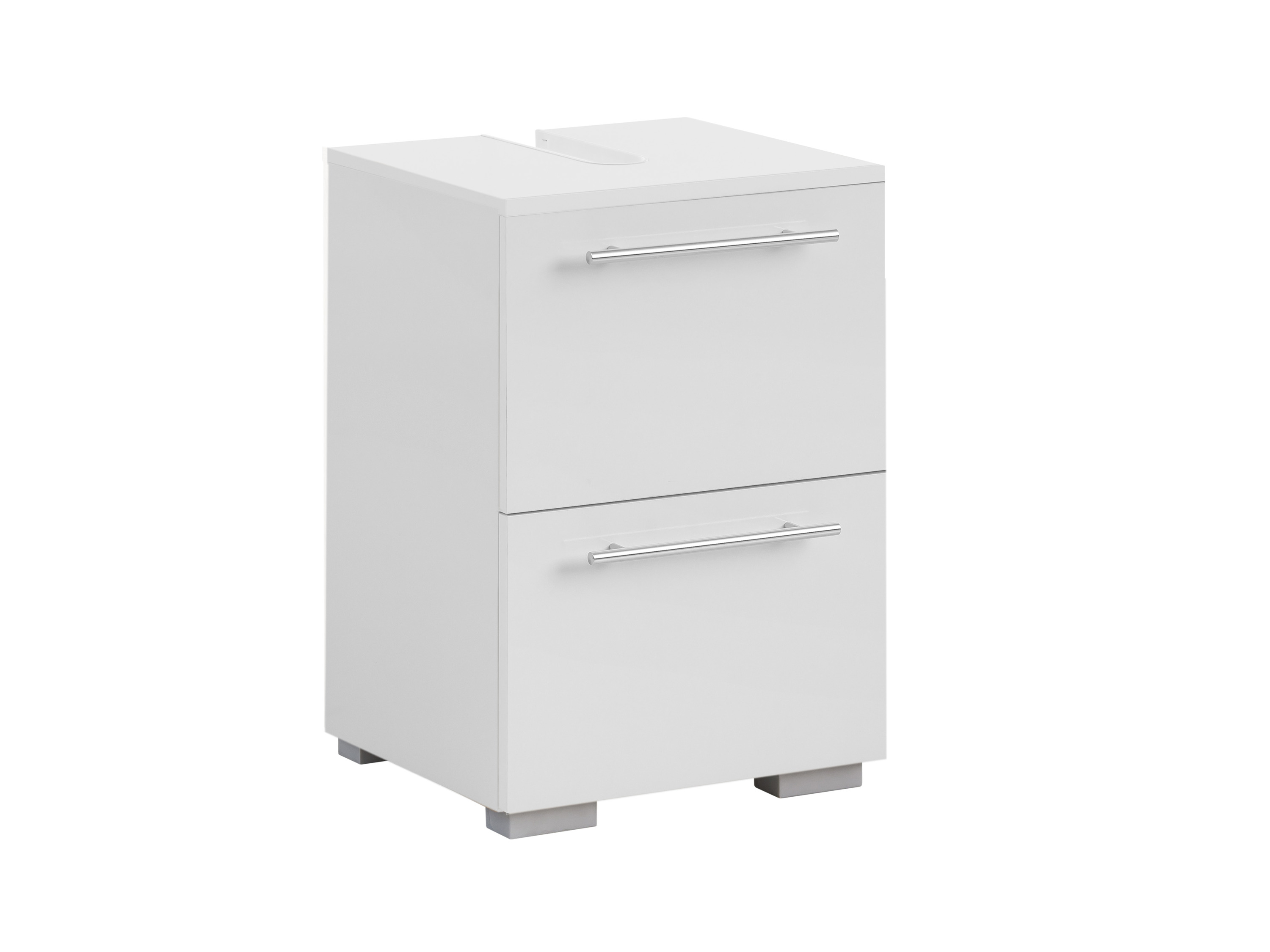 SCHILDMEYER Waschbeckenunterschrank Carlos (Breite 40 cm, Perlweiß)