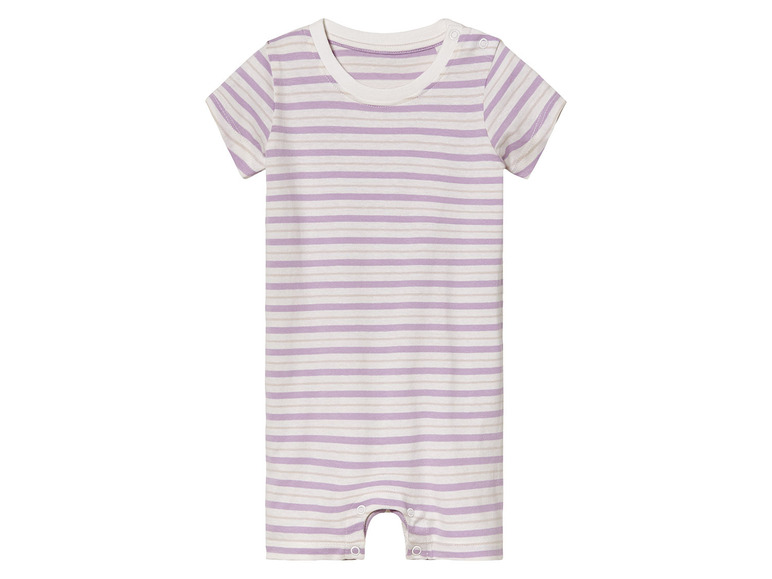 Gehe zu Vollbildansicht: lupilu® Baby Pyjamas, 2 Stück, aus reiner Bio-Baumwolle - Bild 4