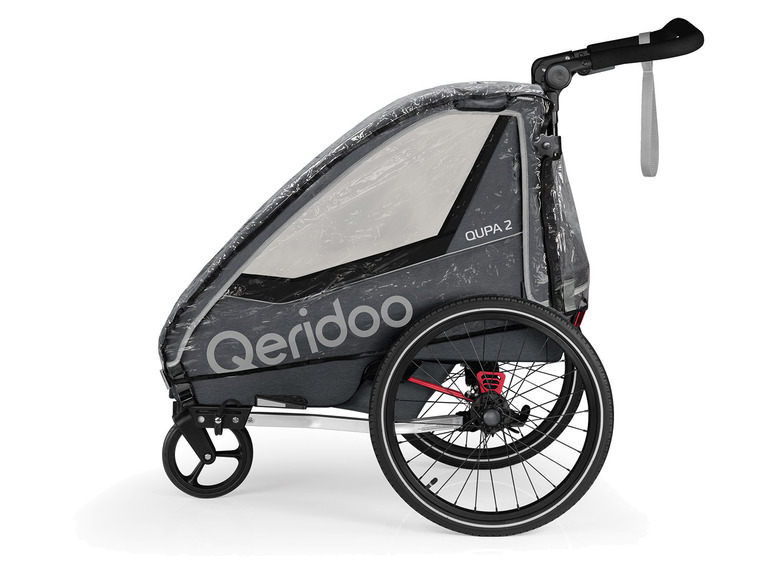 Regenschutz Fahrradanhänger 2 Sportrex oder Qeridoo QUPA 2 für