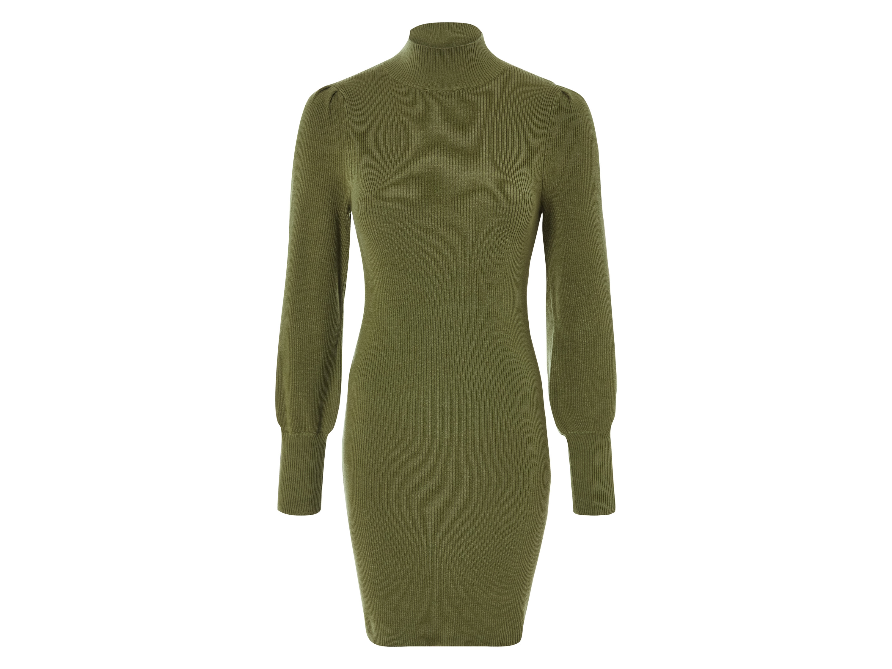 ESMARA® Damen Strickkleid (Grün, L(44/46))