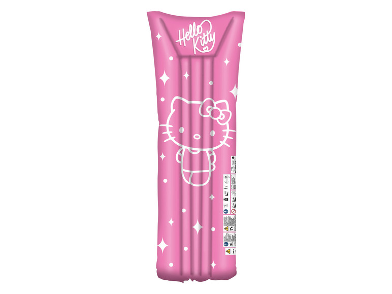 Gehe zu Vollbildansicht: Hello Kitty Luftmatratze, transparent pink, 174 x 59 x 18 cm - Bild 1