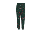 Dunkelgrüne Weihnachts-Jogginghose mit festlichen Mustern