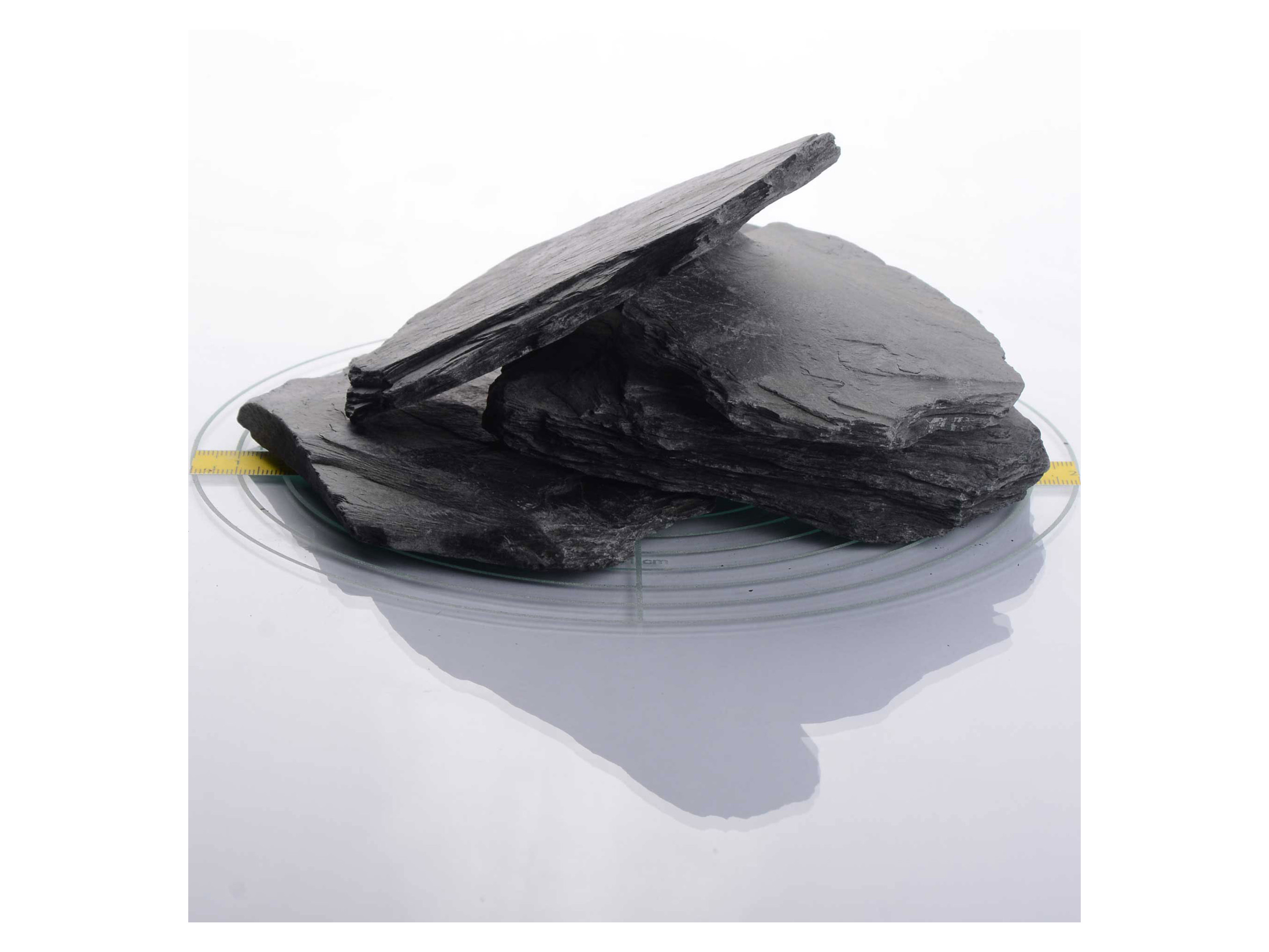 SCHICKER MINERAL Schiefer Ziersplitt (70-200 mm, 1000 kg BigBag, Schwarz) – Bild 2 von 4