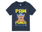 Blaues T-Shirt mit kurzen Ärmeln für Jungen mit einem Paw Patrol Chase Aufdruck.
