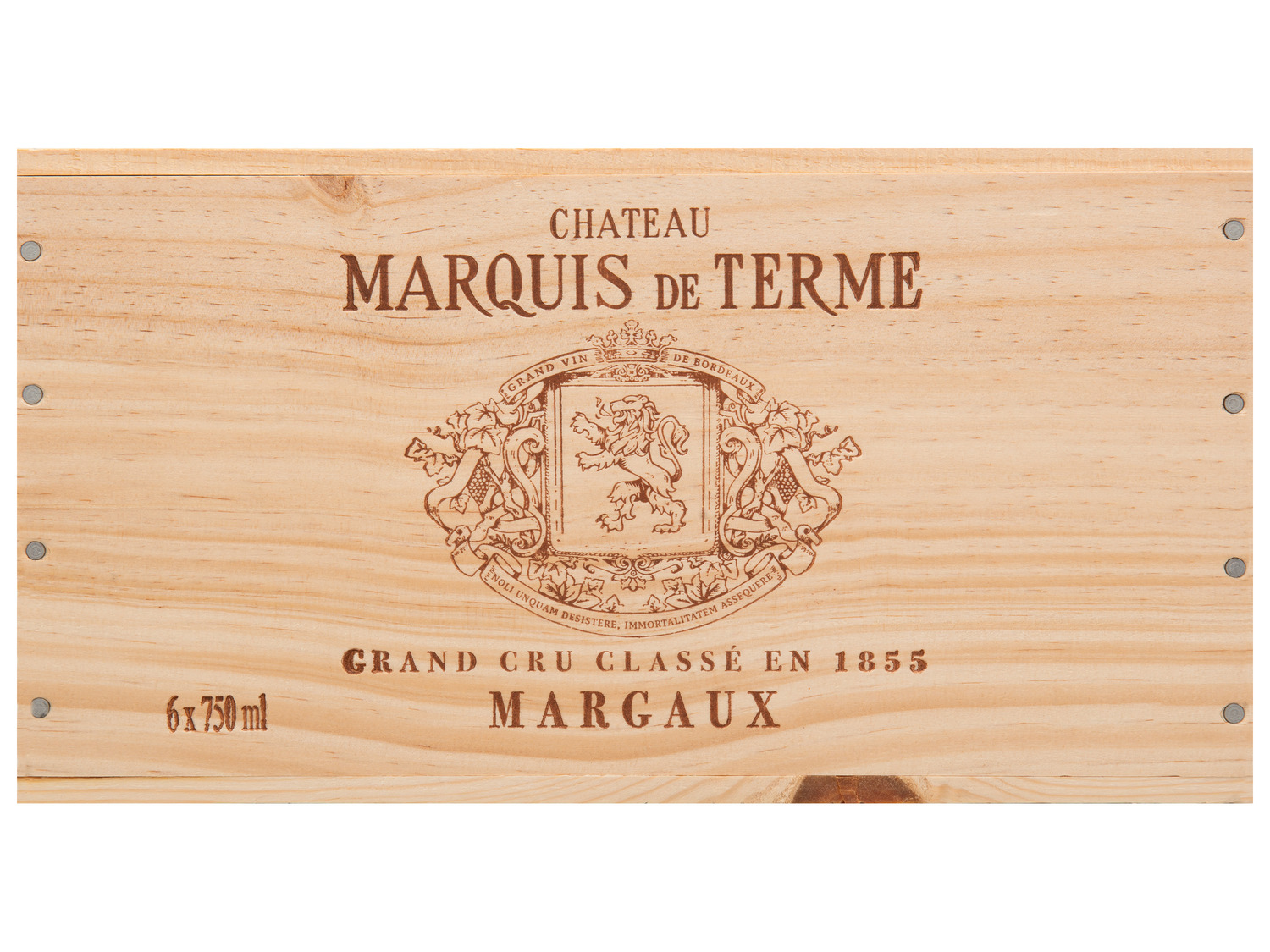 6 x 0,75-l-Flasche Château Marquis de Terme Margaux 4é…