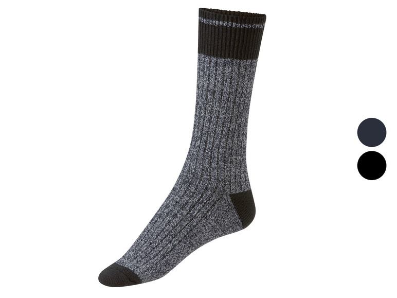 Gehe zu Vollbildansicht: LIVERGY® Herren Grobstrick Socken mit Komfortbund - Bild 1