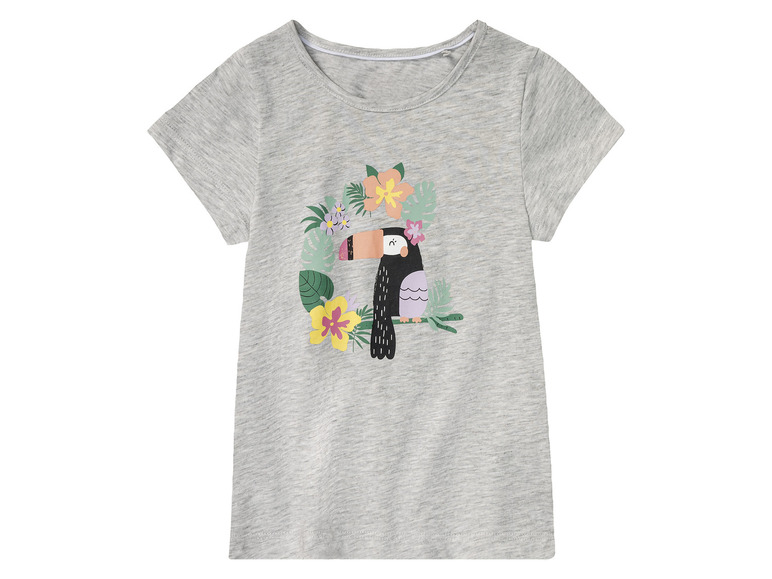 Gehe zu Vollbildansicht: lupilu® Kleinkinder Mädchen T-Shirts, 3 Stück, mit Print - Bild 6