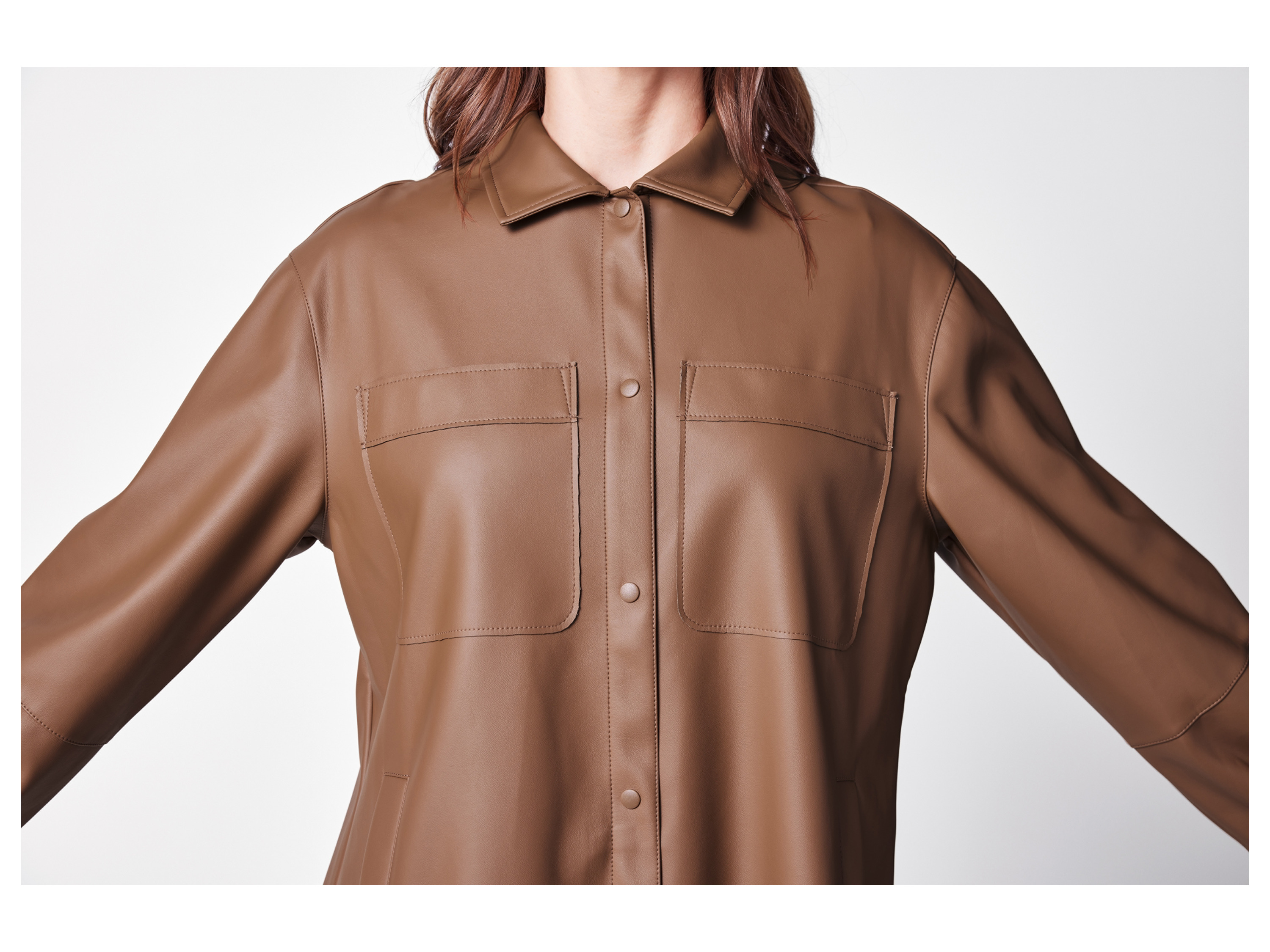 Thumbnail - esmara® Damen Overshirt (Braun, S(36/38))