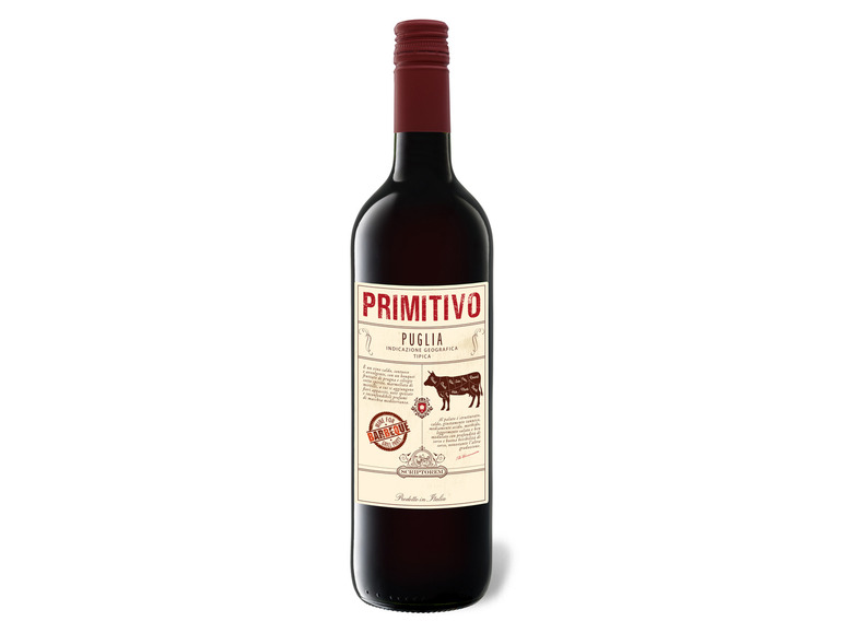 Puglia trocken, 2022 Rotwein IGT Primitivo