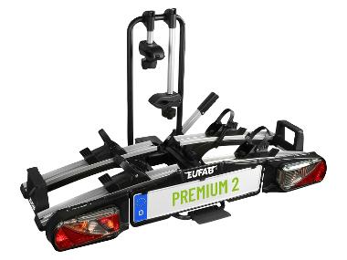 EUFAB - Fahrradträger Premium II klappbar für 2 Fahrräder
