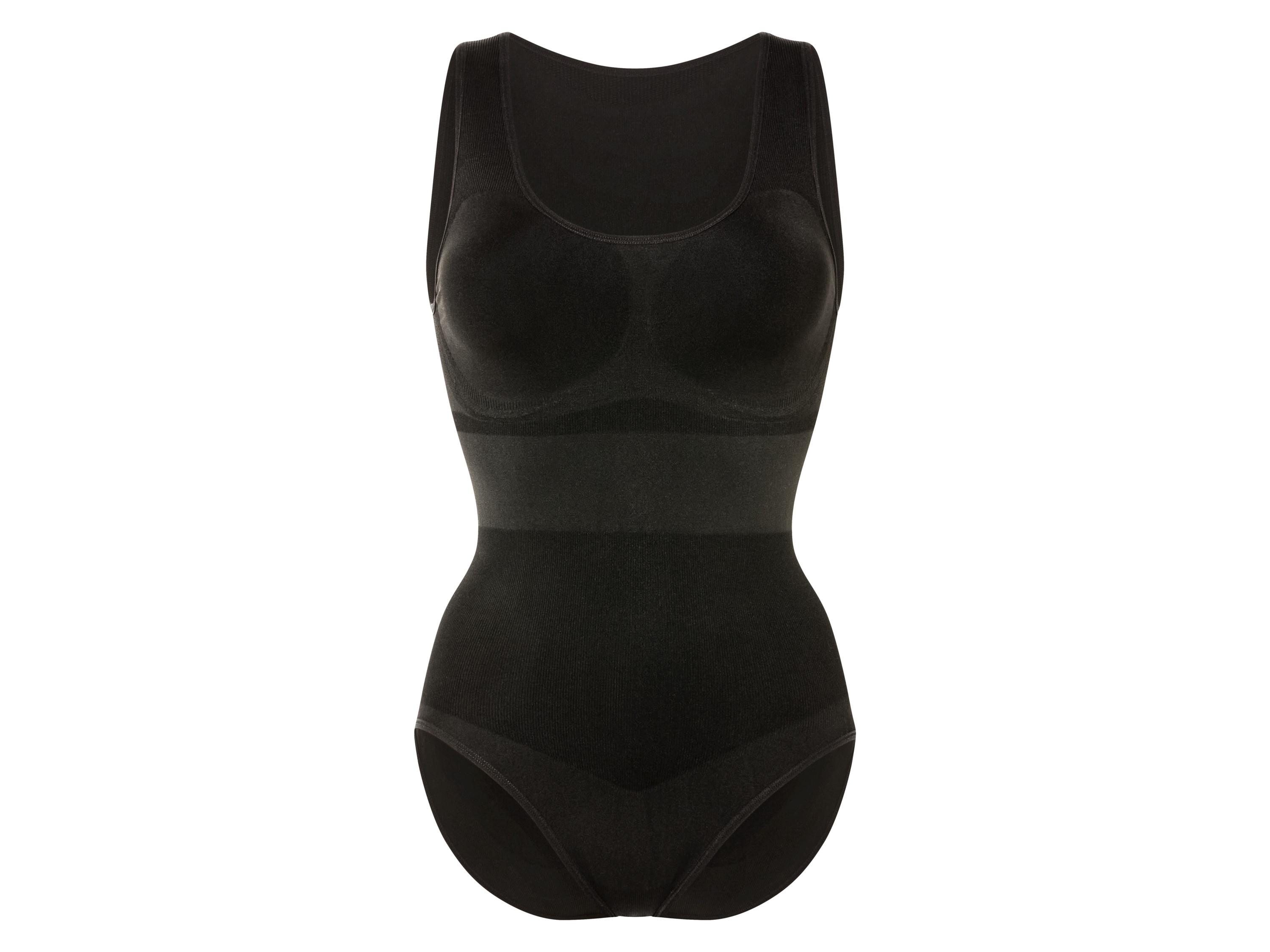esmara® Damen Body figurformend seamless (Schwarz, XL(48/50)) | 04335814042011