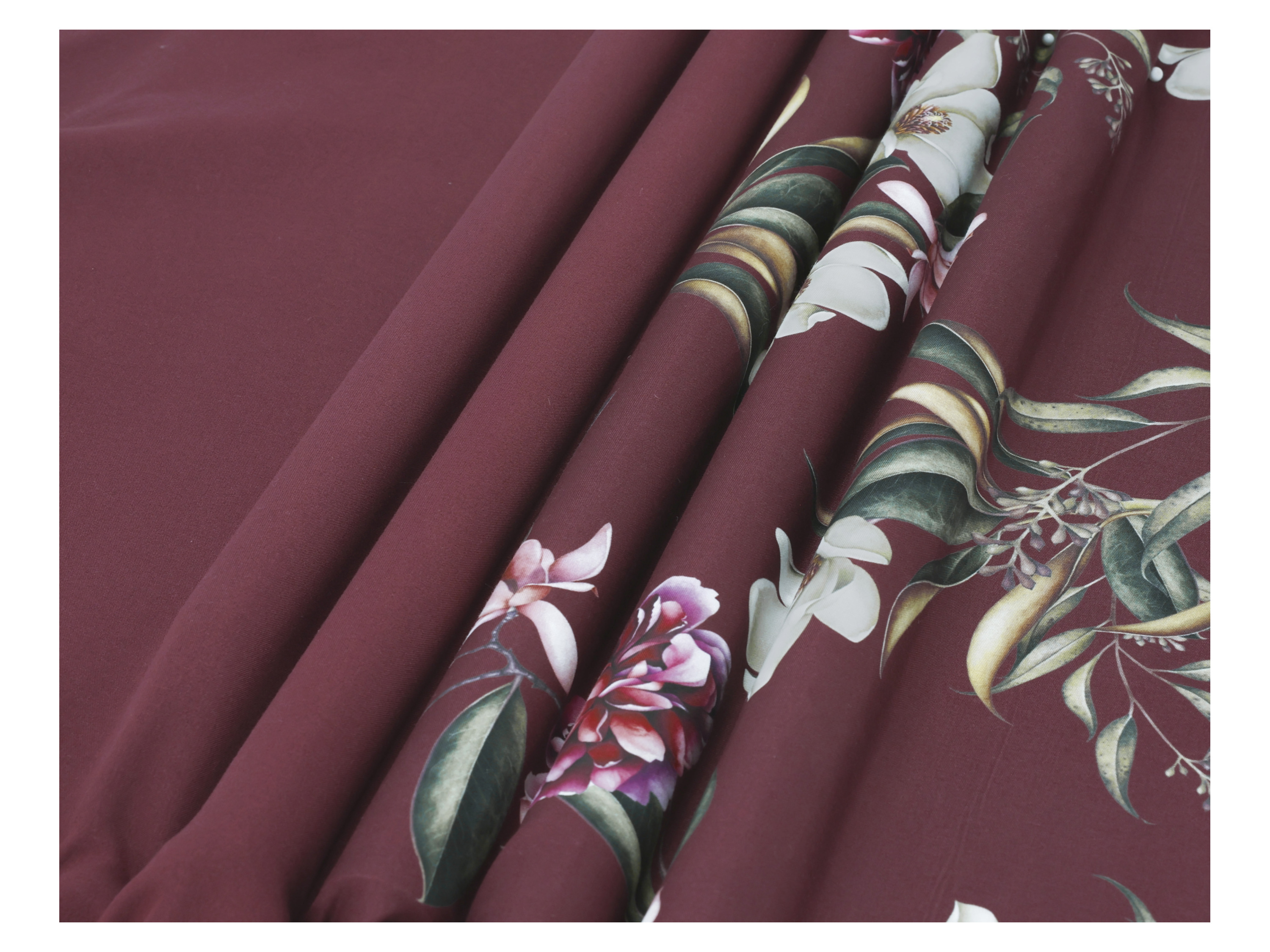LIVARNO® Mikrofaser-Satin-Wendebettwäsche, 155 x 220 cm (Bordeaux) – Bild 4 von 4