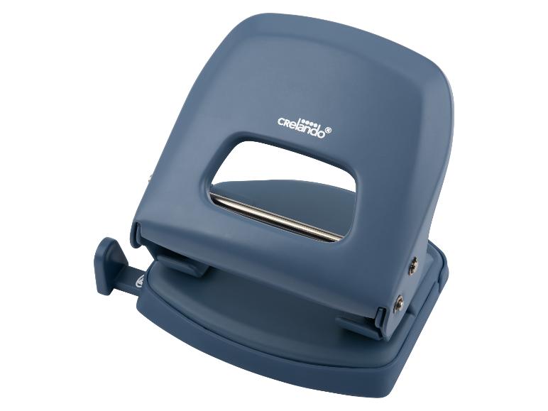 Ein blauer Locher von Crelando.