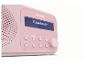 Rosa Radio mit Bluetooth-Display und Bedientasten
