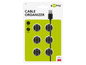 Goobay Kabelorganizer mit 3M Klebeclips