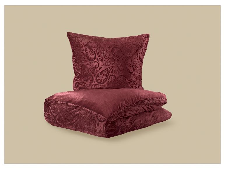 Plüsch-Wendebettwäsche, 135 x 200 cm