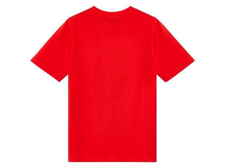 Einfaches rotes T-Shirt, Rückseite.