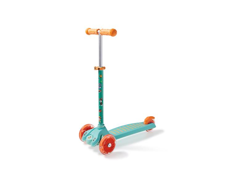 Kinderroller, grün-orange, Paw Patrol Design.