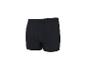 Schwarze Herren-Boxershorts mit elastischem Bund.